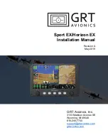 GRT Avionics Horizon EX Installation Manual preview