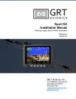 GRT Avionics Sport SX Installation Manual preview