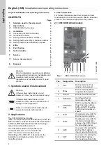 Preview for 4 page of Grundfos CIM 3 Series Installation And Operating Instructions Manual