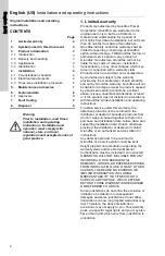 Preview for 2 page of Grundfos Comfort 595916 Installation And Operating Instructions Manual