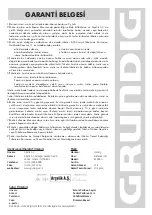 Preview for 27 page of Grundig BL 6840 Instruction Manual