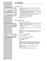 Preview for 24 page of Grundig CDS 5000 DEC User Manual