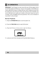 Preview for 18 page of Grundig CDS2600iP Instruction Manual