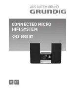 Grundig CMS 1000 BT Connecting Manual preview