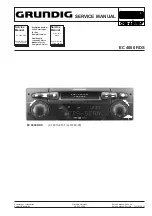 Grundig EC 4000 RDS Service Manual preview