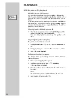 Preview for 34 page of Grundig GDR 5500 User Manual