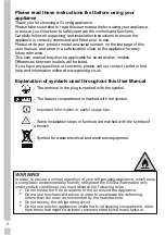 Preview for 2 page of Grundig GKFED455 Installation & User'S Instructions