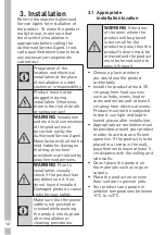 Preview for 12 page of Grundig GKN 16225 Series User Instructions