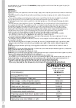 Preview for 4 page of Grundig GKNEMI573 Installation & User'S Instructions