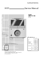 Preview for 1 page of Grundig GLL0452 Service Manual