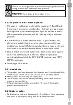 Preview for 9 page of Grundig GQN213FTX User Manual