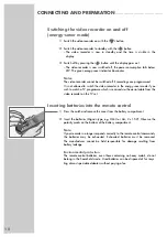 Preview for 10 page of Grundig GV 9000 SV User Manual