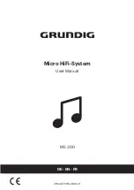 Preview for 1 page of Grundig MS 300 User Manual