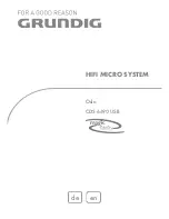 Preview for 1 page of Grundig Oslo CDS 6690 USB User Manual