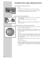 Preview for 14 page of Grundig Ovation 2i CDS 9000 WEB User Manual