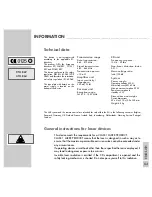 Preview for 63 page of Grundig RCD8300 Operating Manual