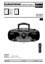 Grundig RR 3200 CD Service Manual preview