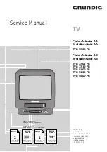 Grundig TVR 3701 FR Service Manual preview