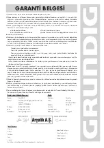 Preview for 37 page of Grundig UC 6620 Manual