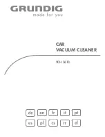 Preview for 1 page of Grundig VCH 3610 Manual