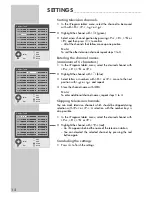 Preview for 12 page of Grundig XEPHIA 42 PW 110-6606 TOP User Manual