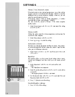 Preview for 14 page of Grundig XEPHIA 42 PW 110-6606 TOP User Manual