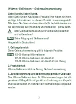 Preview for 2 page of GRÜNSPECHT 109-00 Instructions For Use Manual