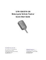 Preview for 1 page of GS-Traq GTR-128 Quick Start Manual