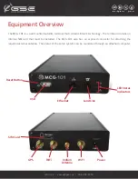 Preview for 5 page of GSE MCG-101 Operation Manual