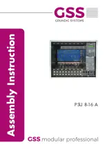 GSS PSU 8-16 Assembly Instruction Manual preview