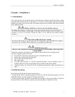 Preview for 7 page of Gtec MUST400 User Manual