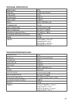 Preview for 67 page of Gtech GT50 Operating Manual