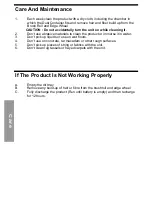 Preview for 10 page of Gtech SW 01 Operating Instructions Manual