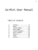 Preview for 1 page of GTI Go-Mini User Manual