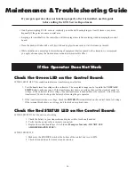 Preview for 40 page of GTO /PRO SW-4000 Installation Manual