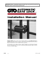 GTO RB909 Installation Manual preview