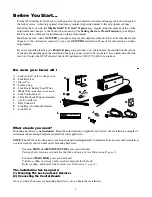 Preview for 2 page of GTO RB909 Installation Manual