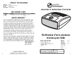 Preview for 4 page of Guardian AC4010 Use & Care Instructions Manual