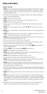 Preview for 2 page of Guardian MDS86800XW User Instructions & Warranty