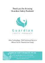 Preview for 8 page of Guardian MEDIWATCH Quick Start User Manual