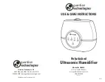 Guardian RH4810 Use & Care Instructions Manual preview