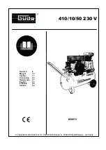 GÜDE 410/10/50 230 V Operating Instructions Manual preview