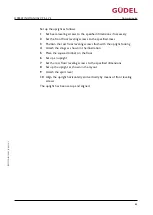 Preview for 61 page of GUDEL ZP 3-5 V4 Operating Manual