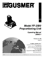 GUSMER FF-2500 Operating Manual preview