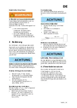 Preview for 11 page of GUTFELS CM 80948 we Instruction Manual