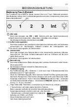 Preview for 9 page of GUTMANN ABIERTA 6500 W Operating Instructions Manual