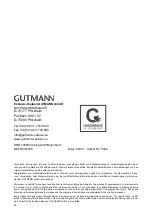 Preview for 24 page of GUTMANN ABIERTA 6500 W Operating Instructions Manual