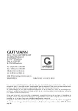 Preview for 124 page of GUTMANN FONDA 2800 ML 800 Operating Instructions Manual