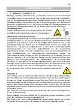 Preview for 5 page of GUTMANN NIVEL 8000 ML Series Installation Instructions Manual