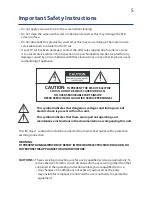 Preview for 5 page of GVA GVA26LEDCP Instruction Manual